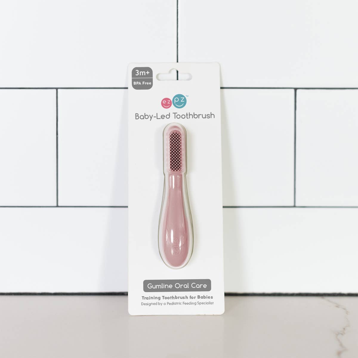 Baby-Led™ Toothbrush (Baby 3+ months): Blush