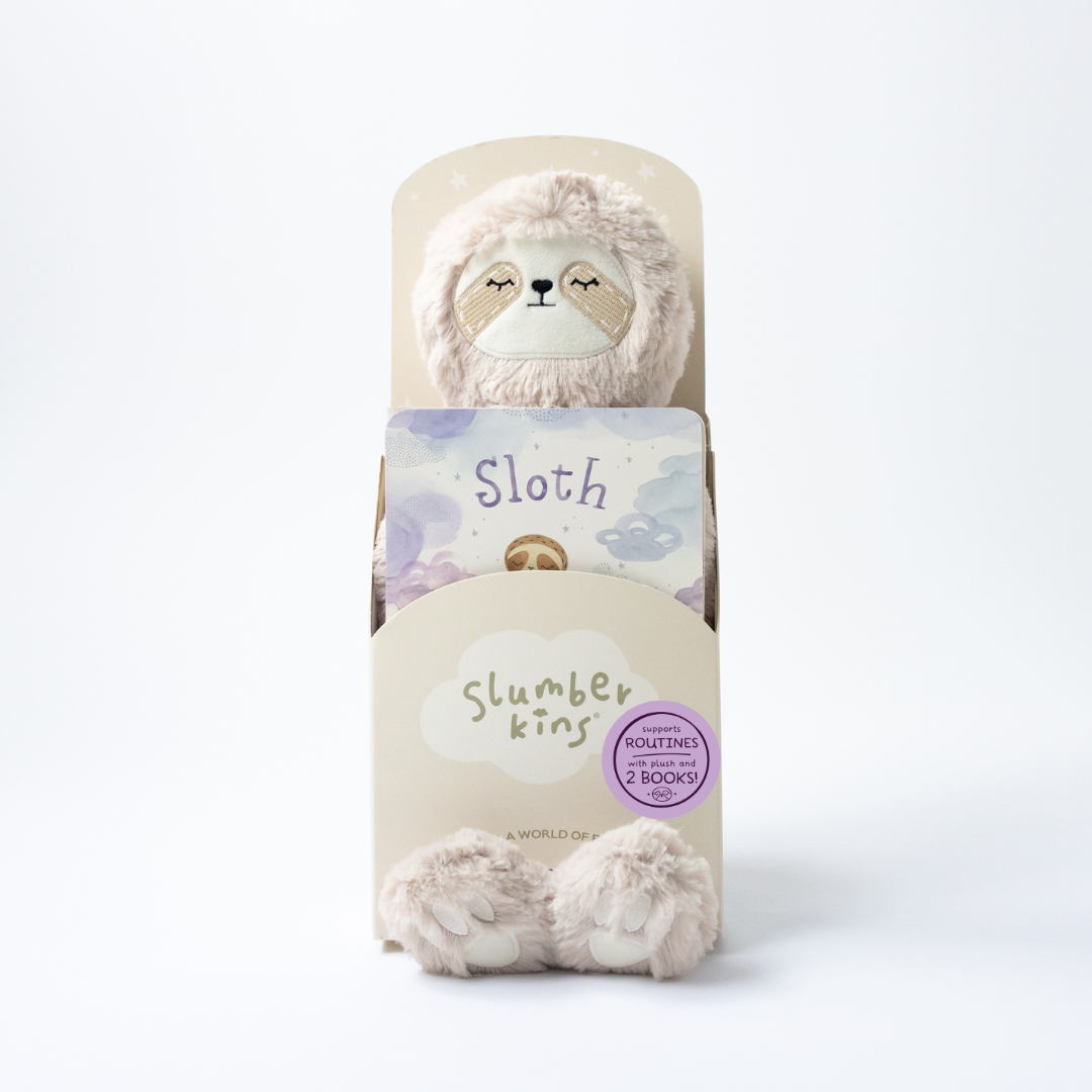 Sloth's Routines Plush Set - with 2 books!