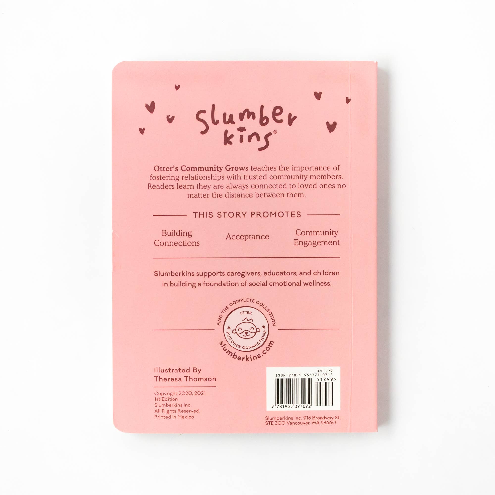 Otter's Building Connections Plush Set - with 2 books!