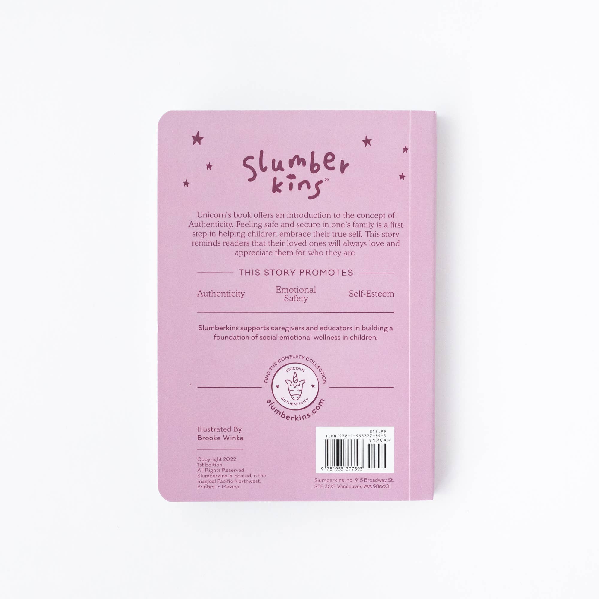 Unicorn's Authenticity Plush Set - with 2 books!