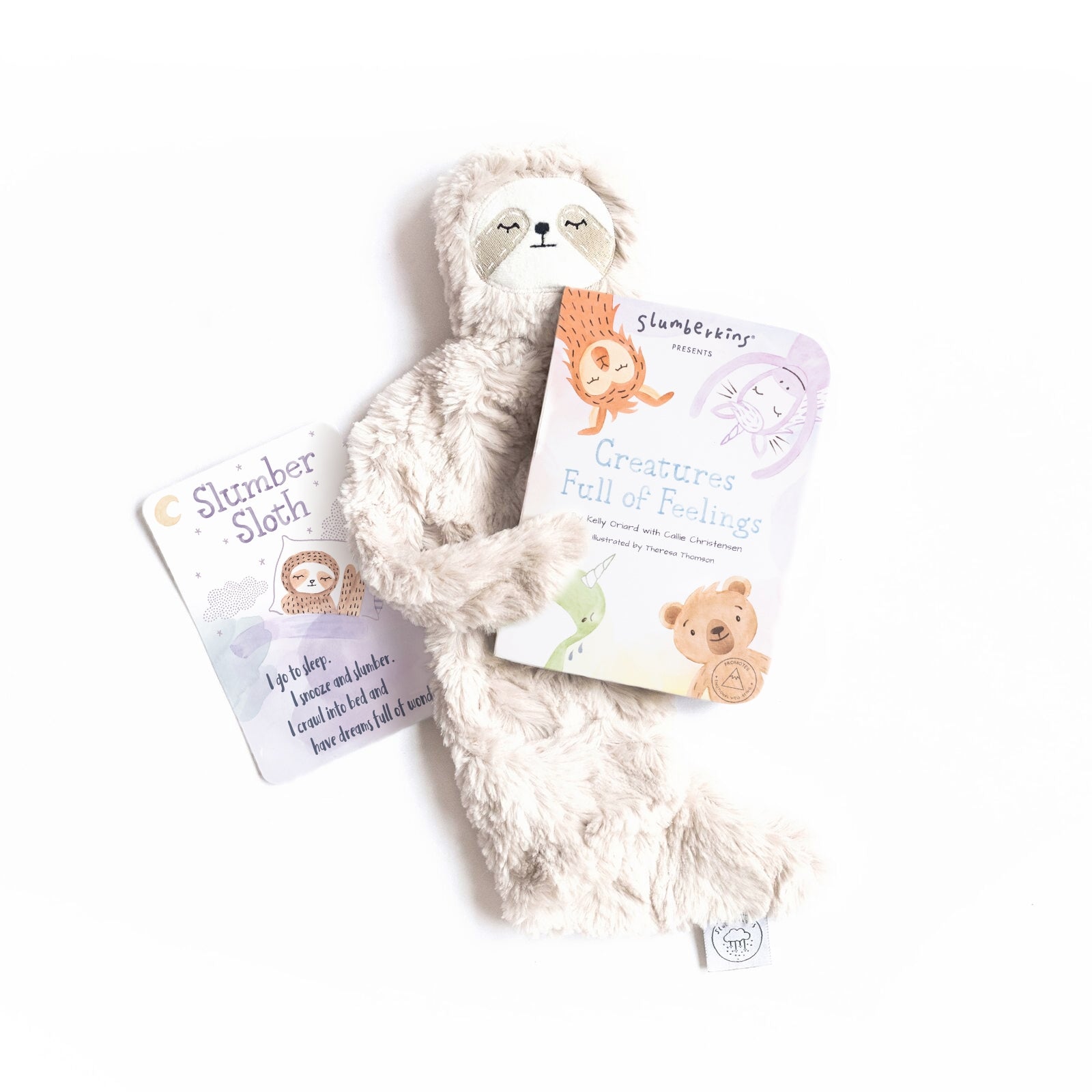 Slumberkins Sloth Snuggler + Creatures Full of Feels Book