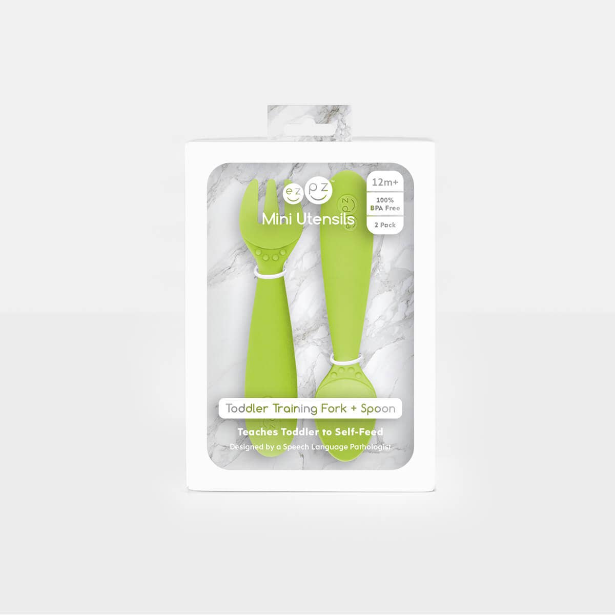 Mini Utensils (Toddler 12+ months): Coral