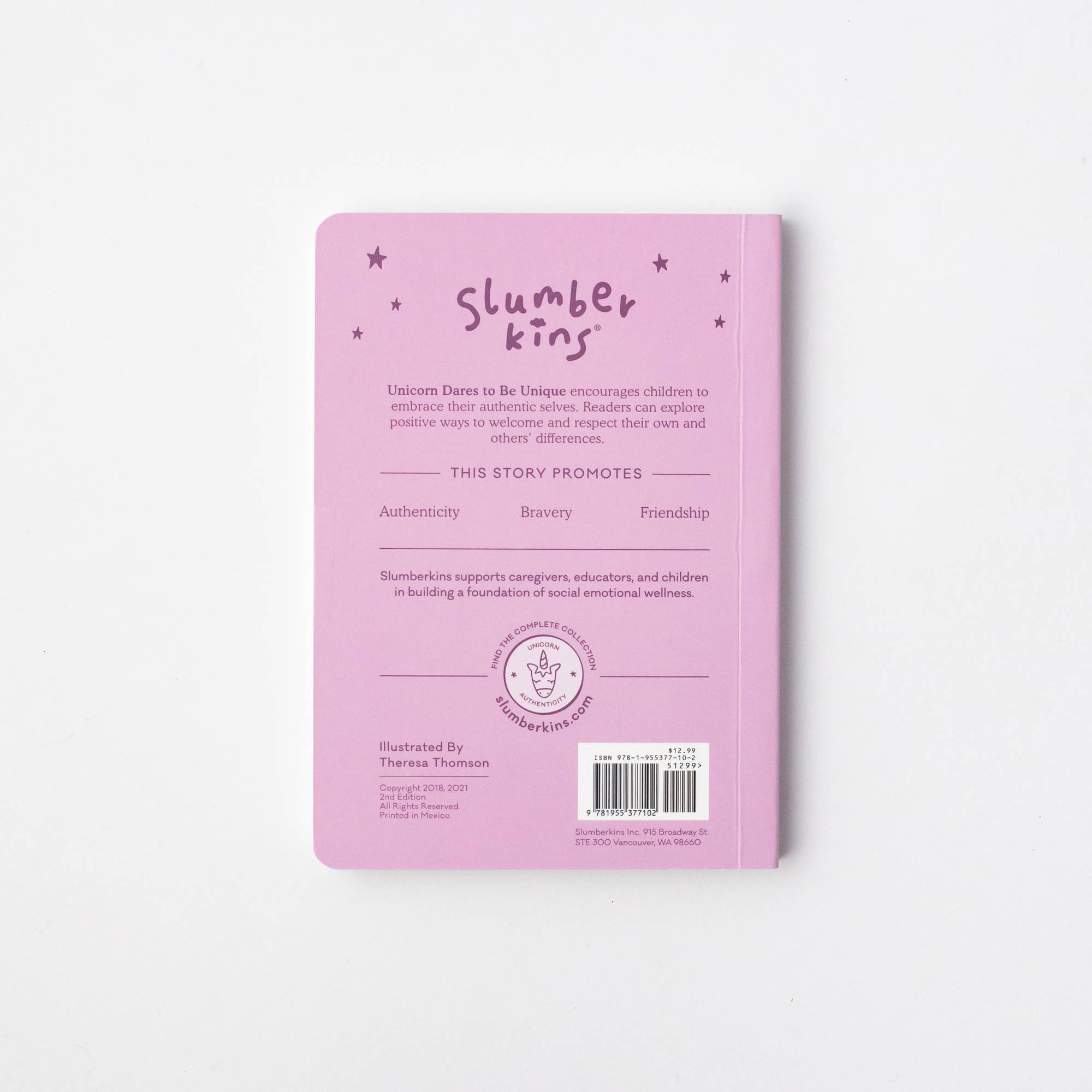 Unicorn's Authenticity Plush Set - with 2 books!