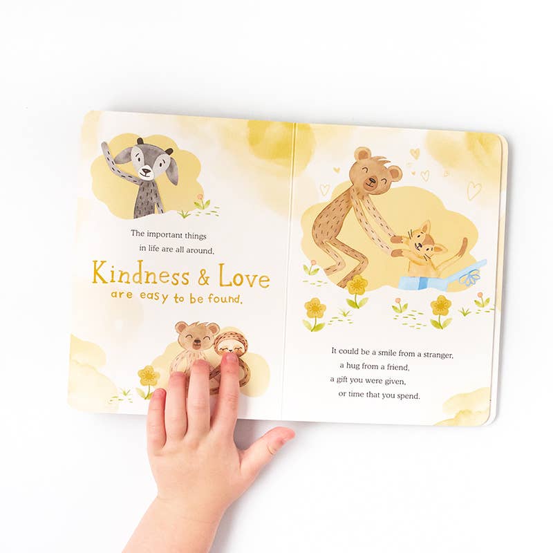 Honey Bear's Gratitude Plush Snuggler Set - with 2 books!