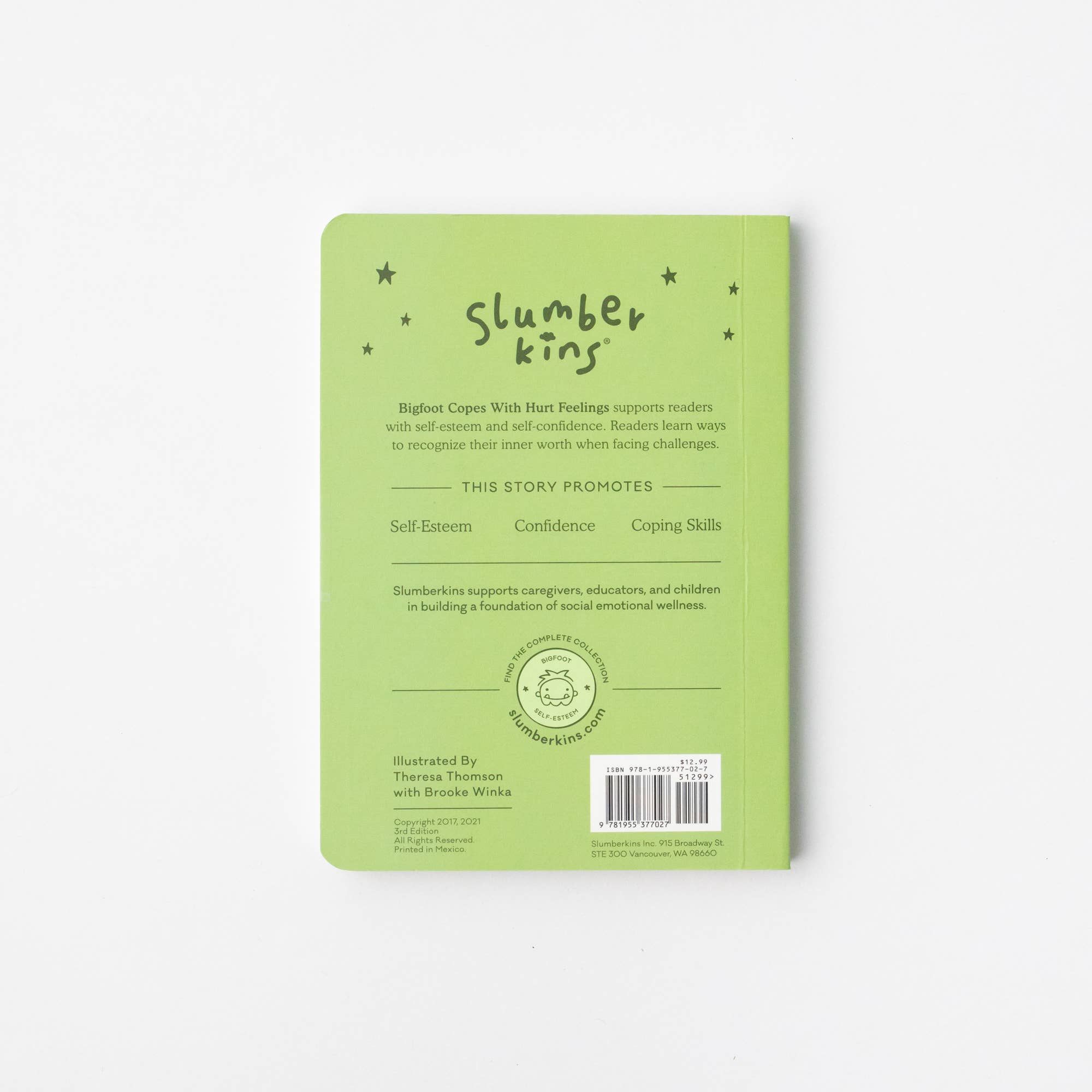 Bigfoot's Self Esteem Plush Set - with 2 books!