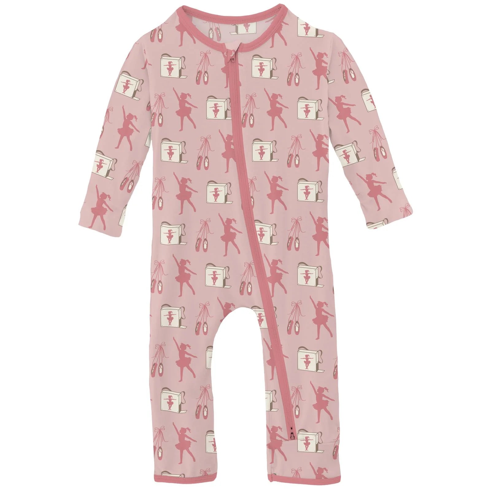 Kickee Pants Coverall with 2 Way Zipper