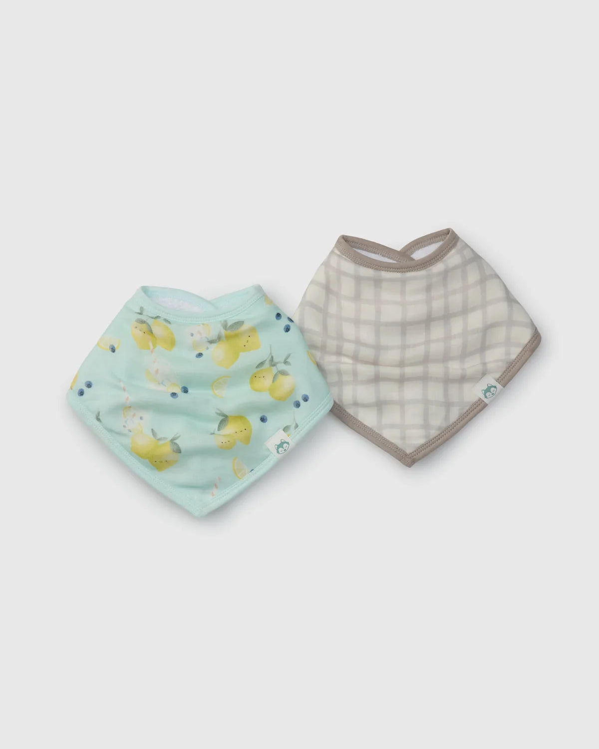LouLou Lollipop Bamboo/Cotton Bib Set 2pk