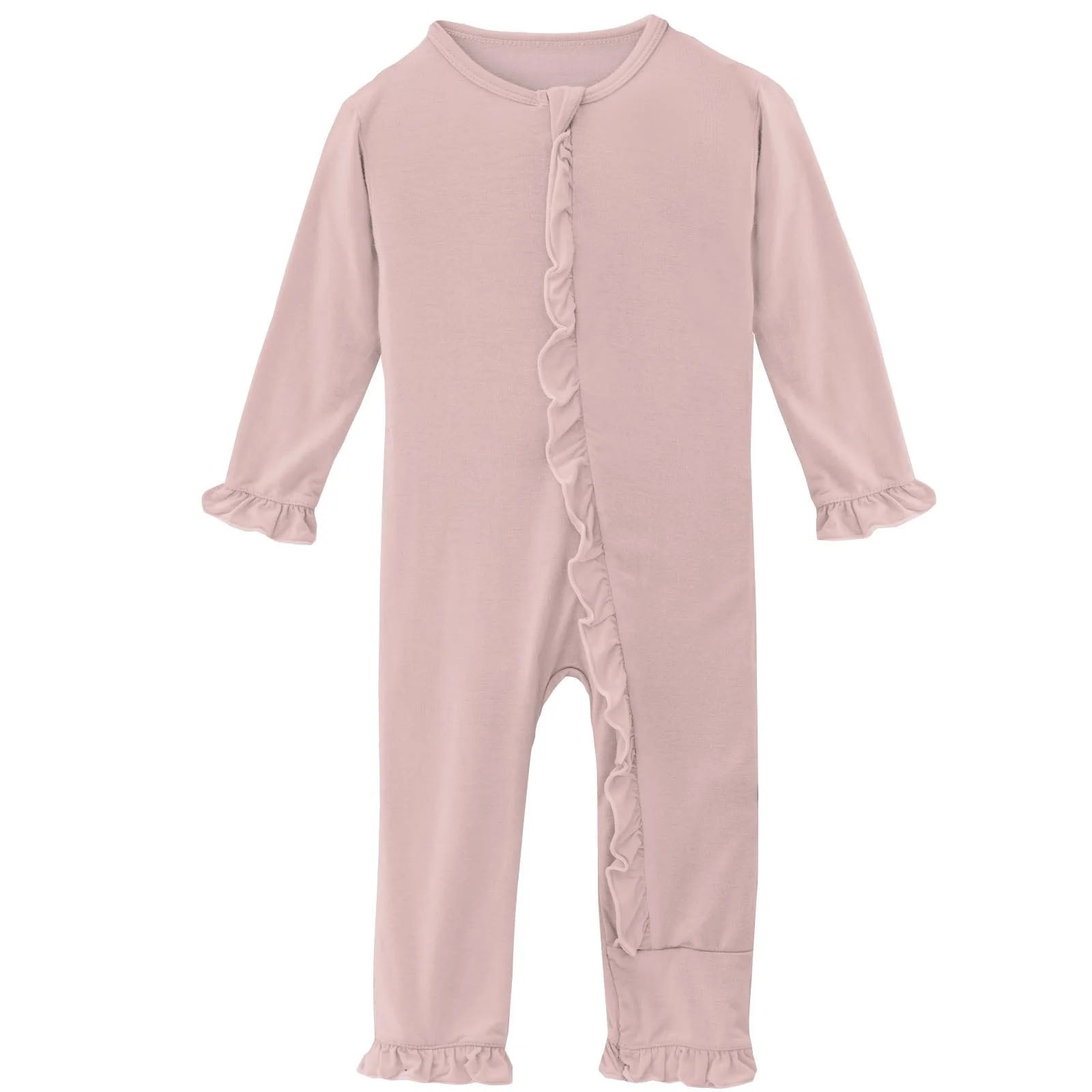 Kickee Pants Ruffle Coverall with Snaps or Zipper