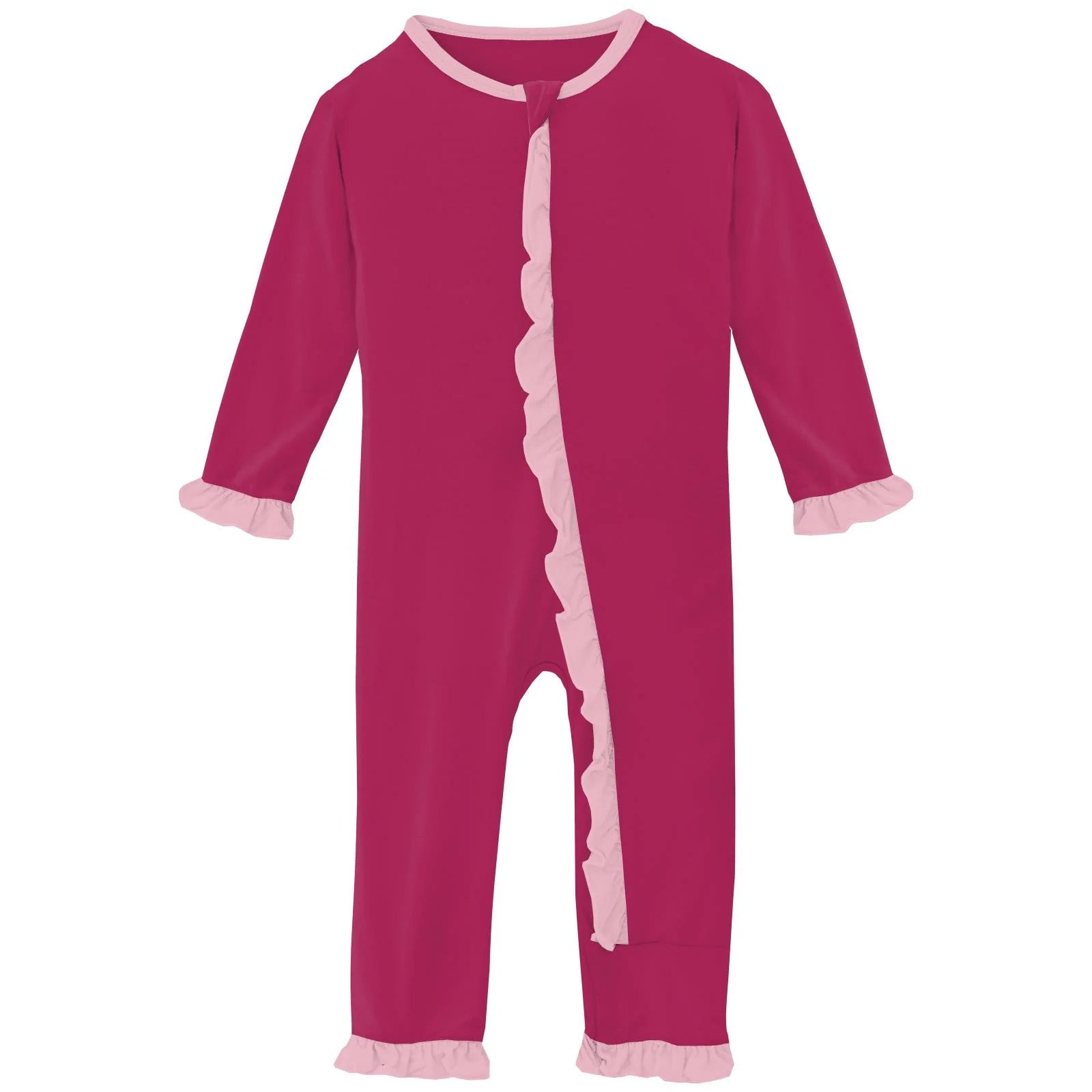 Kickee Pants Ruffle Coverall with Snaps or Zipper