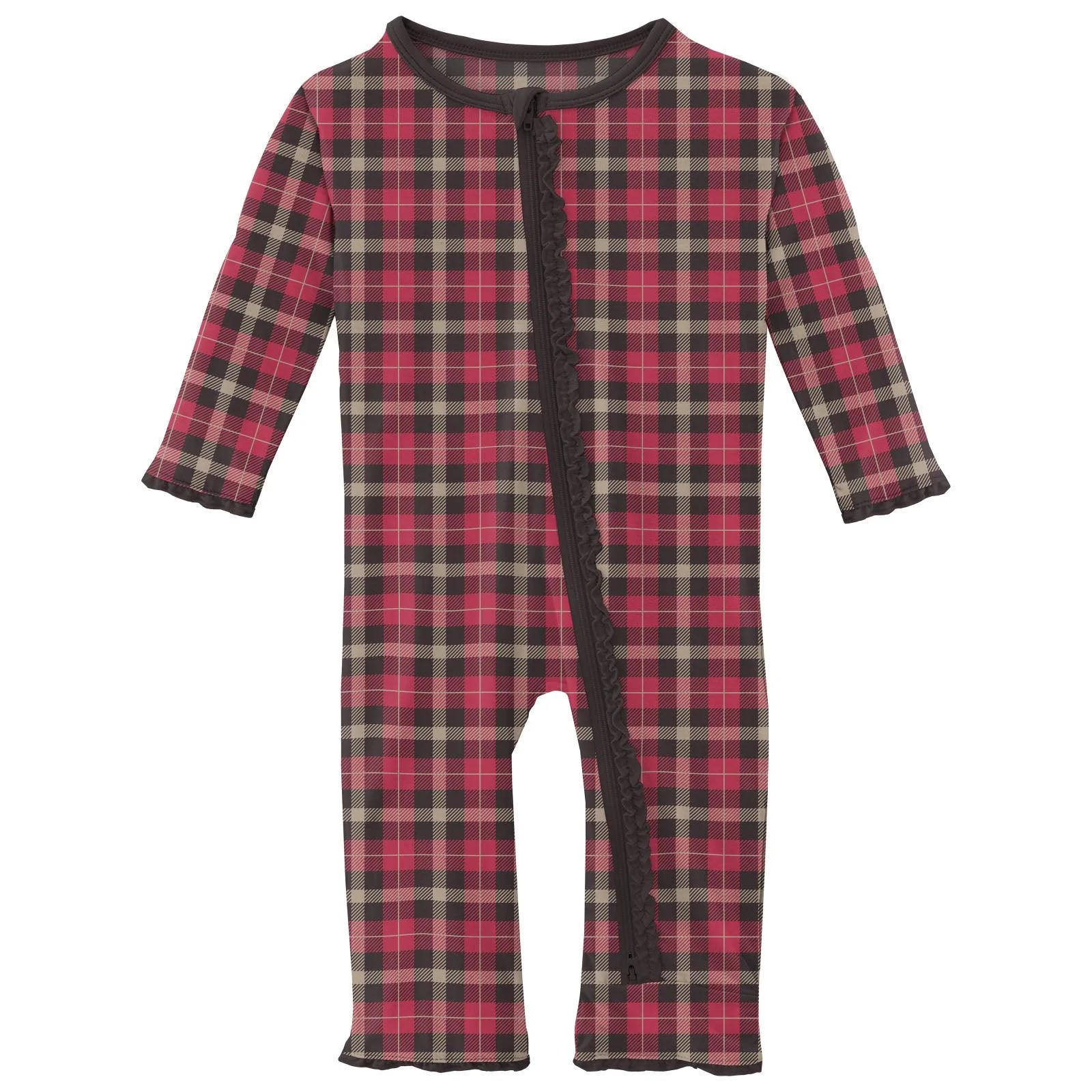 Kickee Pants Ruffle Coverall with Snaps or Zipper