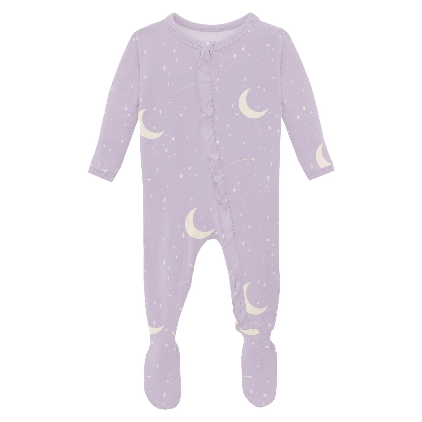 Kickee Pants Ruffle Footie with Zipper