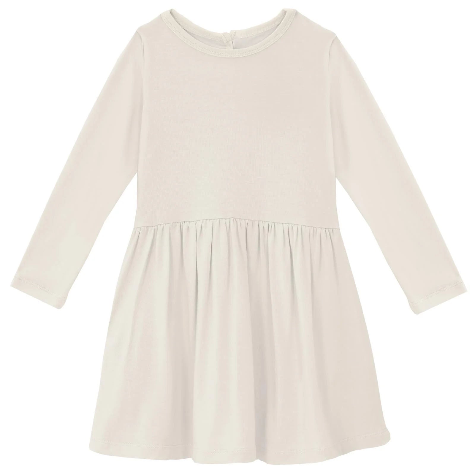 Print Long Sleeve Twirl Dress