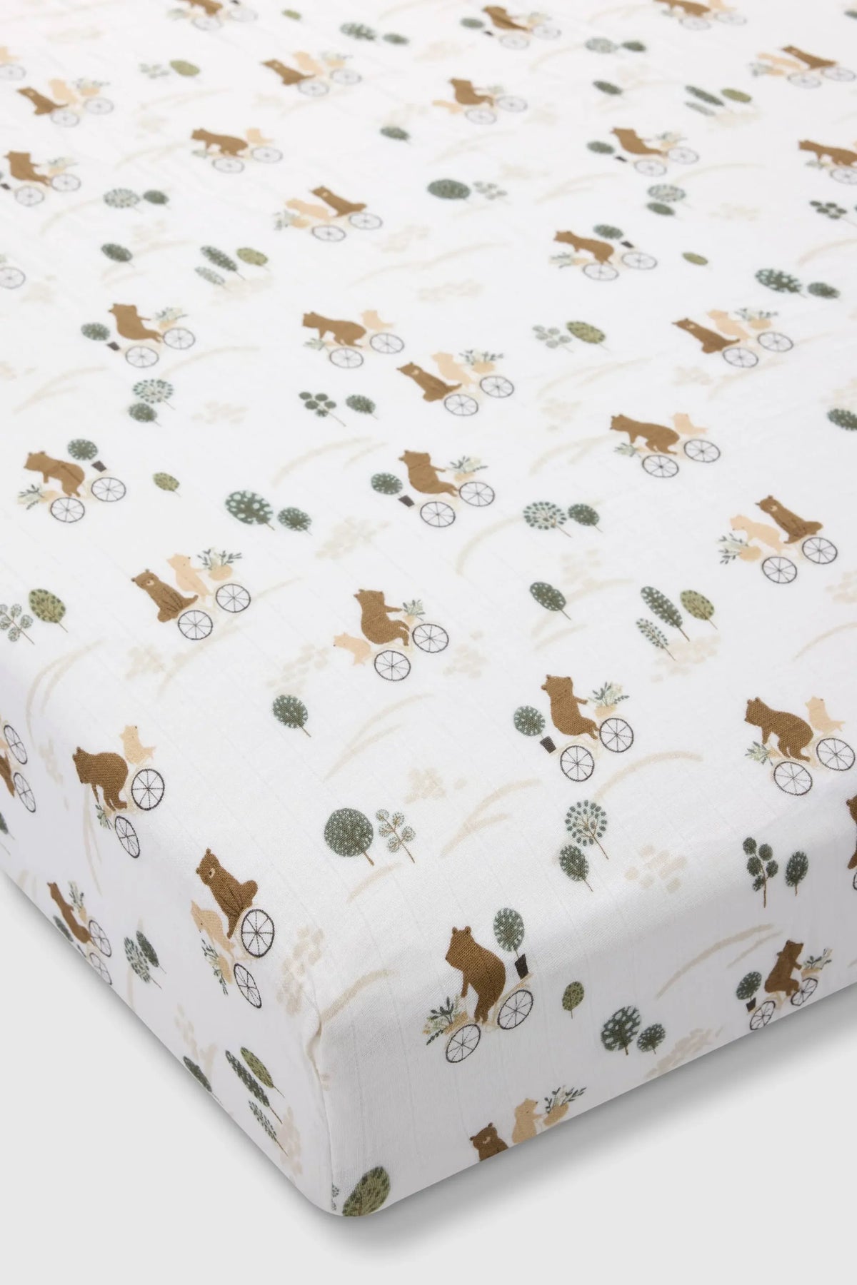 LouLou Lollipop Muslin Fitted Crib Sheet