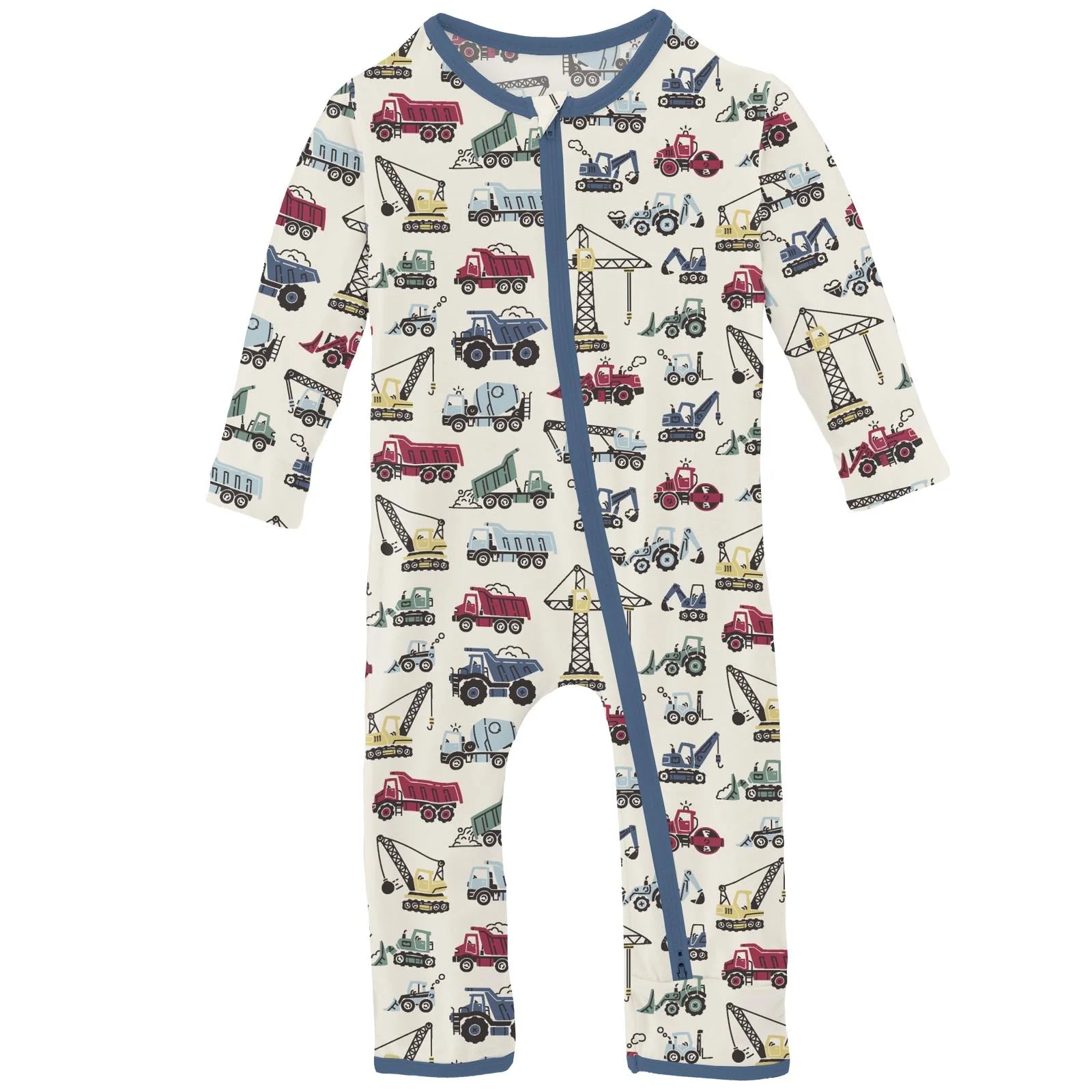 Kickee Pants Coverall with 2 Way Zipper