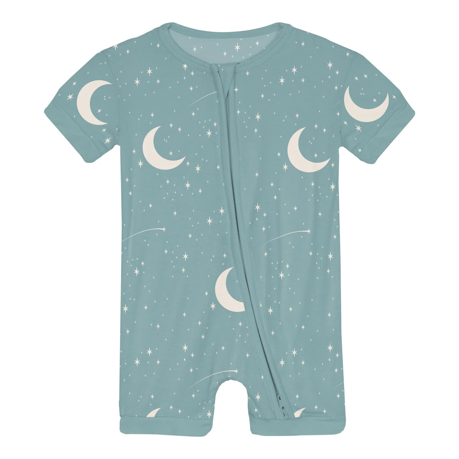 Kickee Pants Print Shorty Sleeper with Zipper