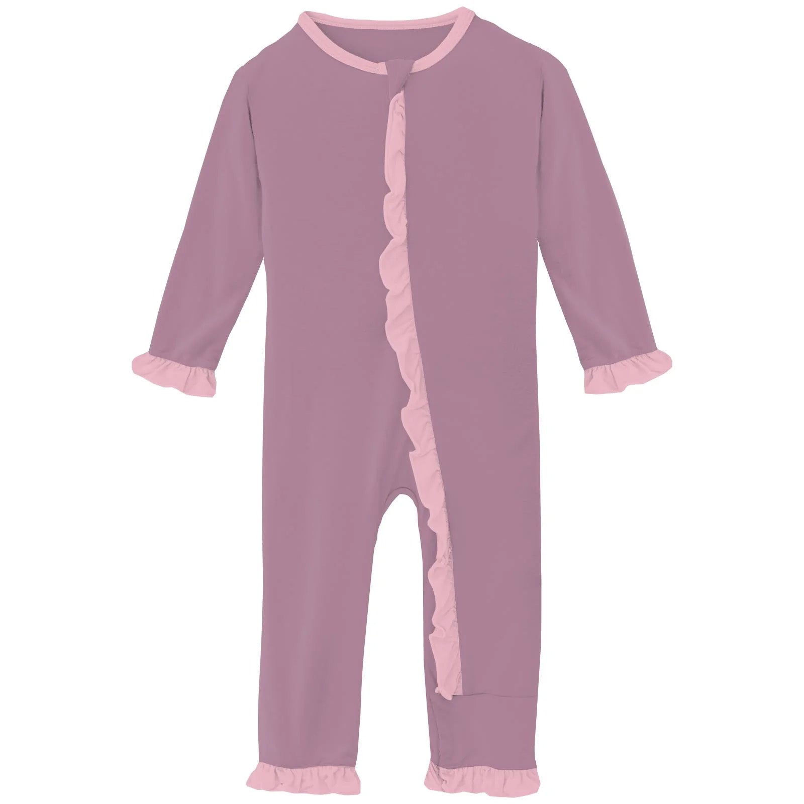 Kickee Pants Ruffle Coverall with Snaps or Zipper