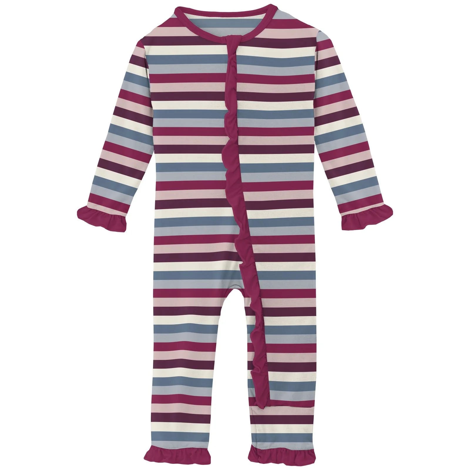 Kickee Pants Ruffle Coverall with Snaps or Zipper