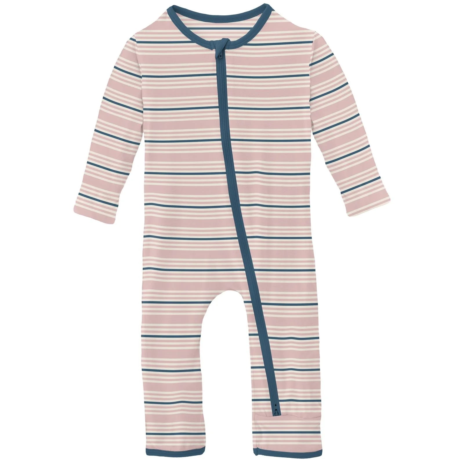 Kickee Pants Coverall with 2 Way Zipper