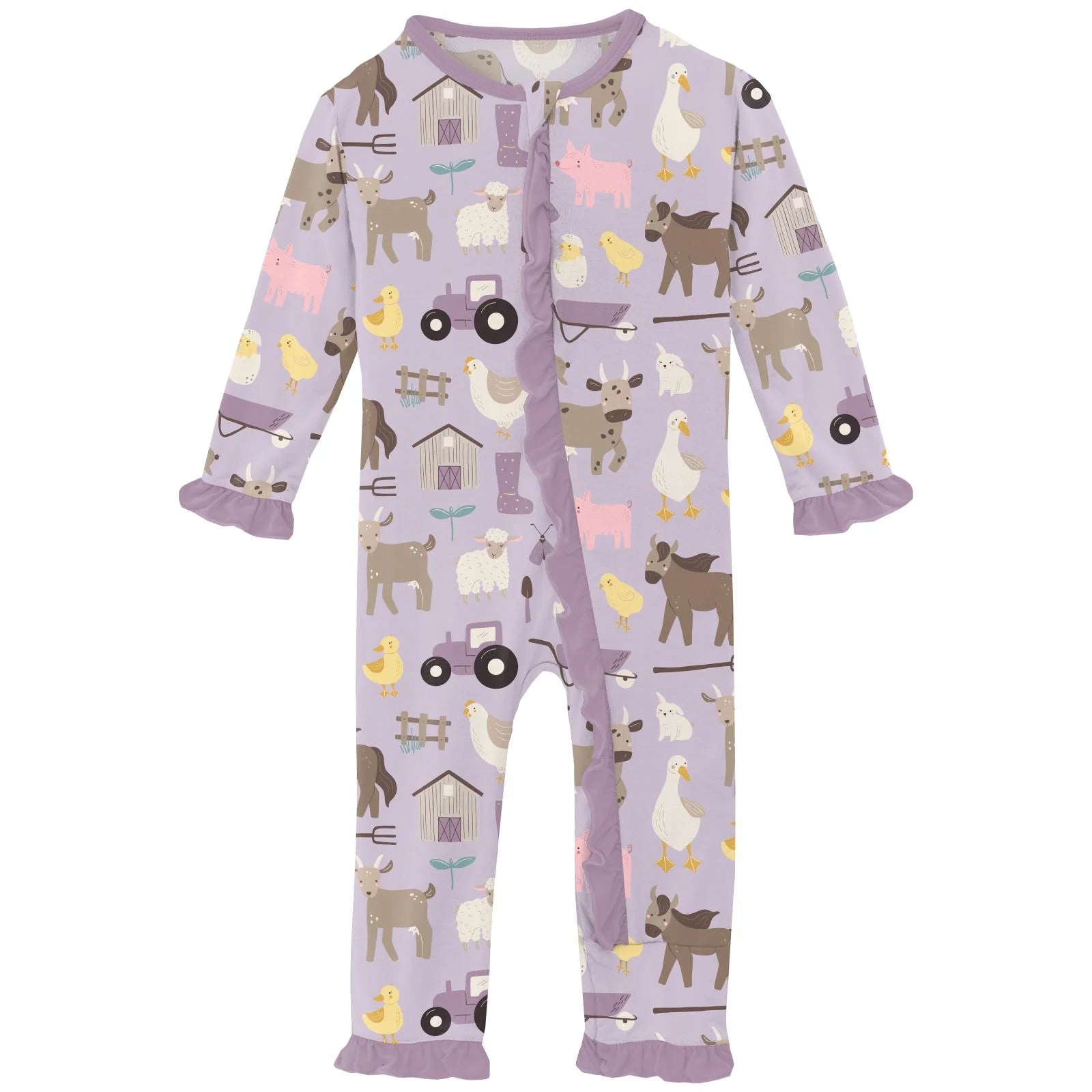 Kickee Pants Coverall with Zipper