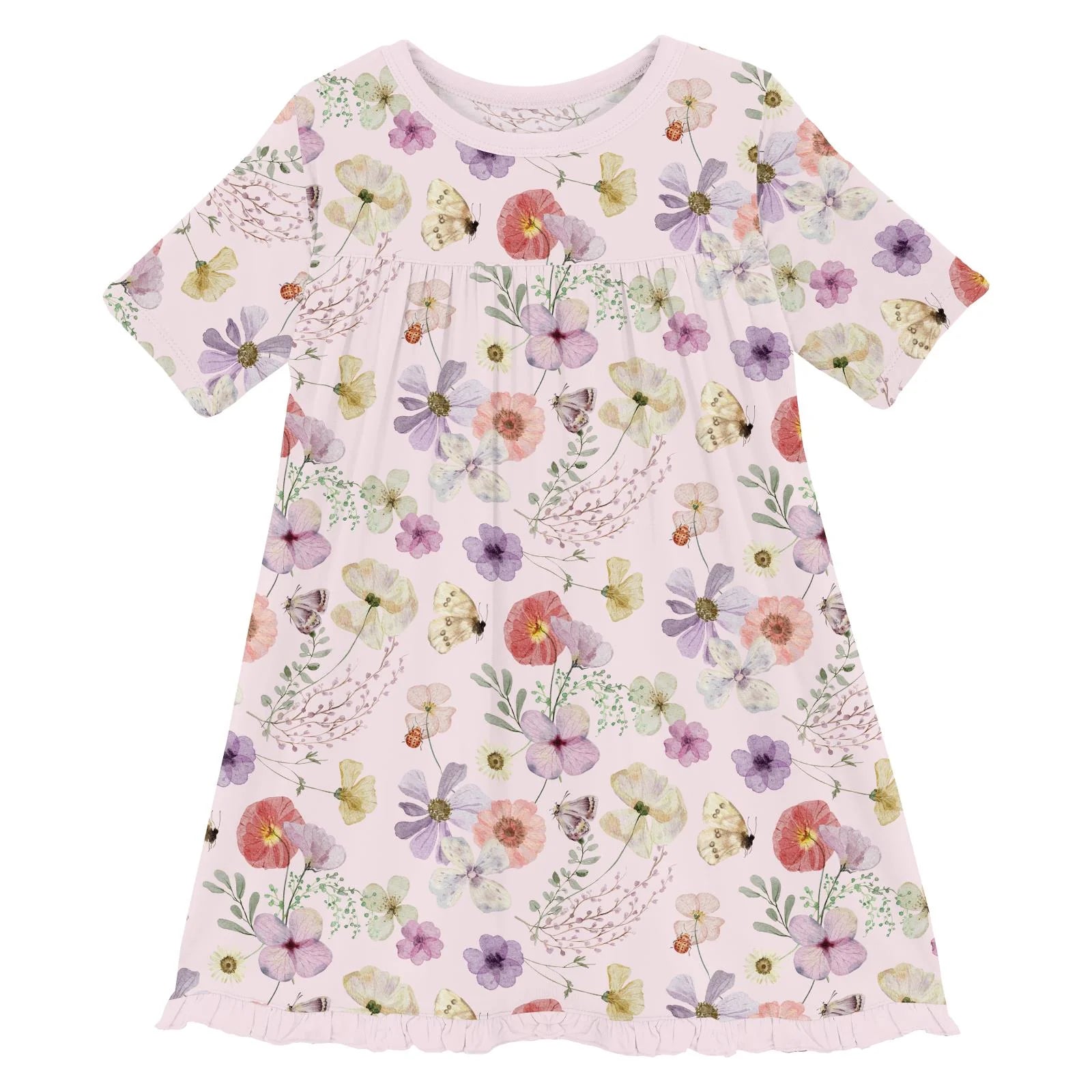 Kickee Pants Short Sleeve Swing Dress