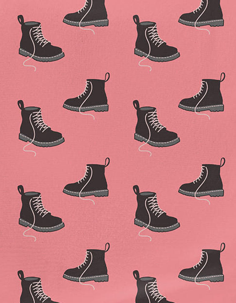 Print Long Sleeve Twirl Dress