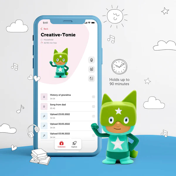 Tonies–Superhero Creative - Turquoise/Green