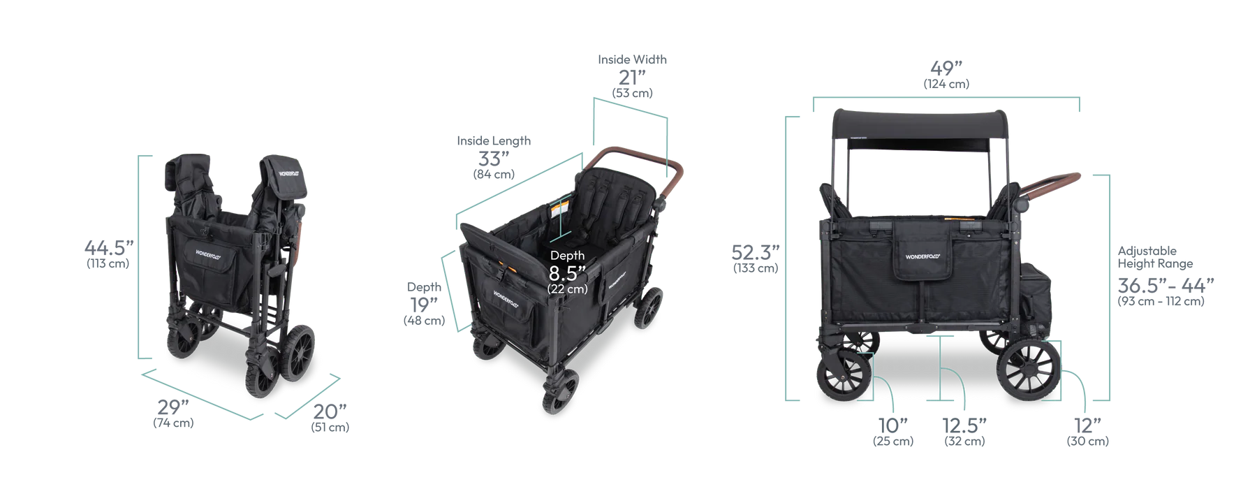 W4 Luxe Pro 4-Seater Stroller Wagon