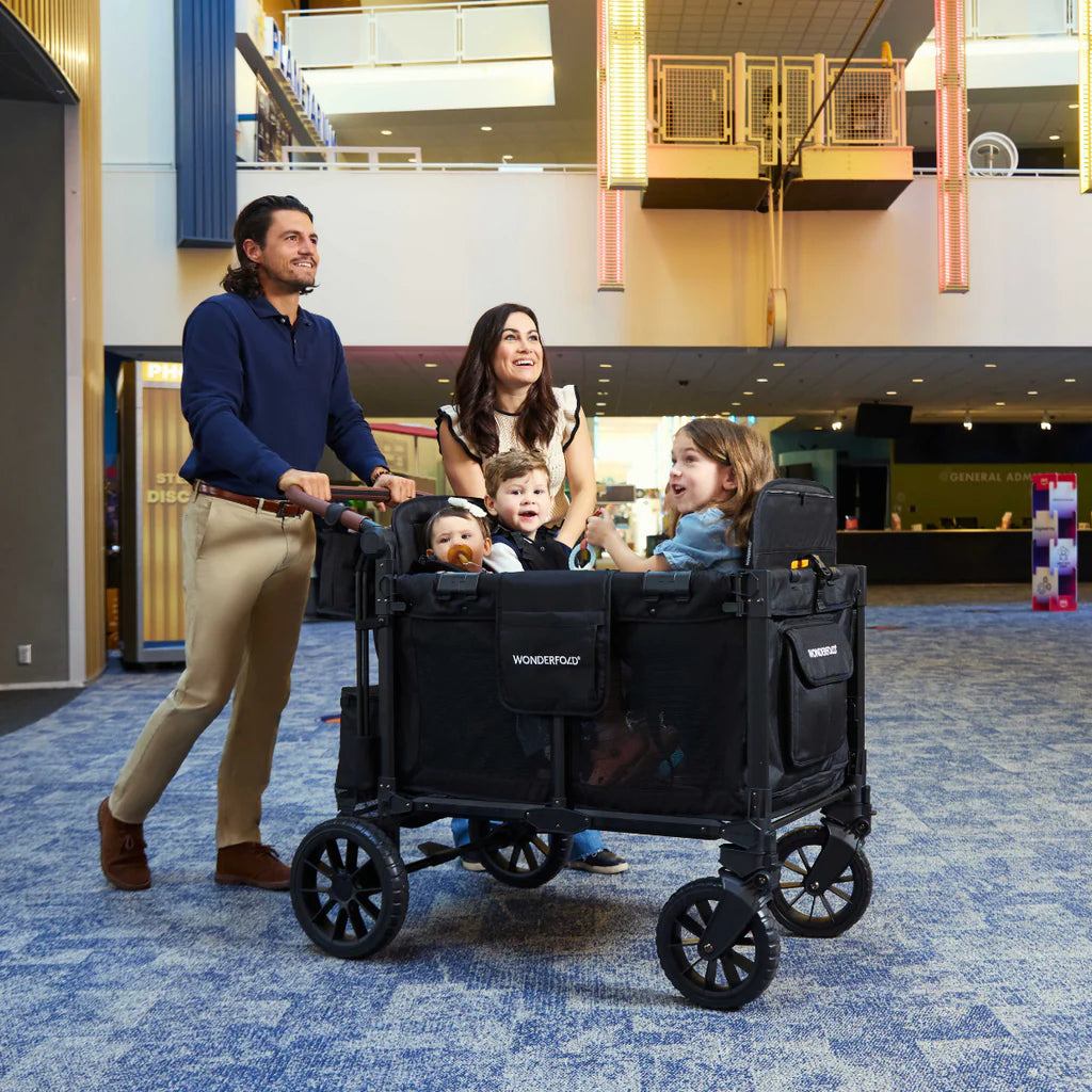 four seater wagon stroller WonderFold W4 Luxe Pro (4 Seater) Stroller Wagon