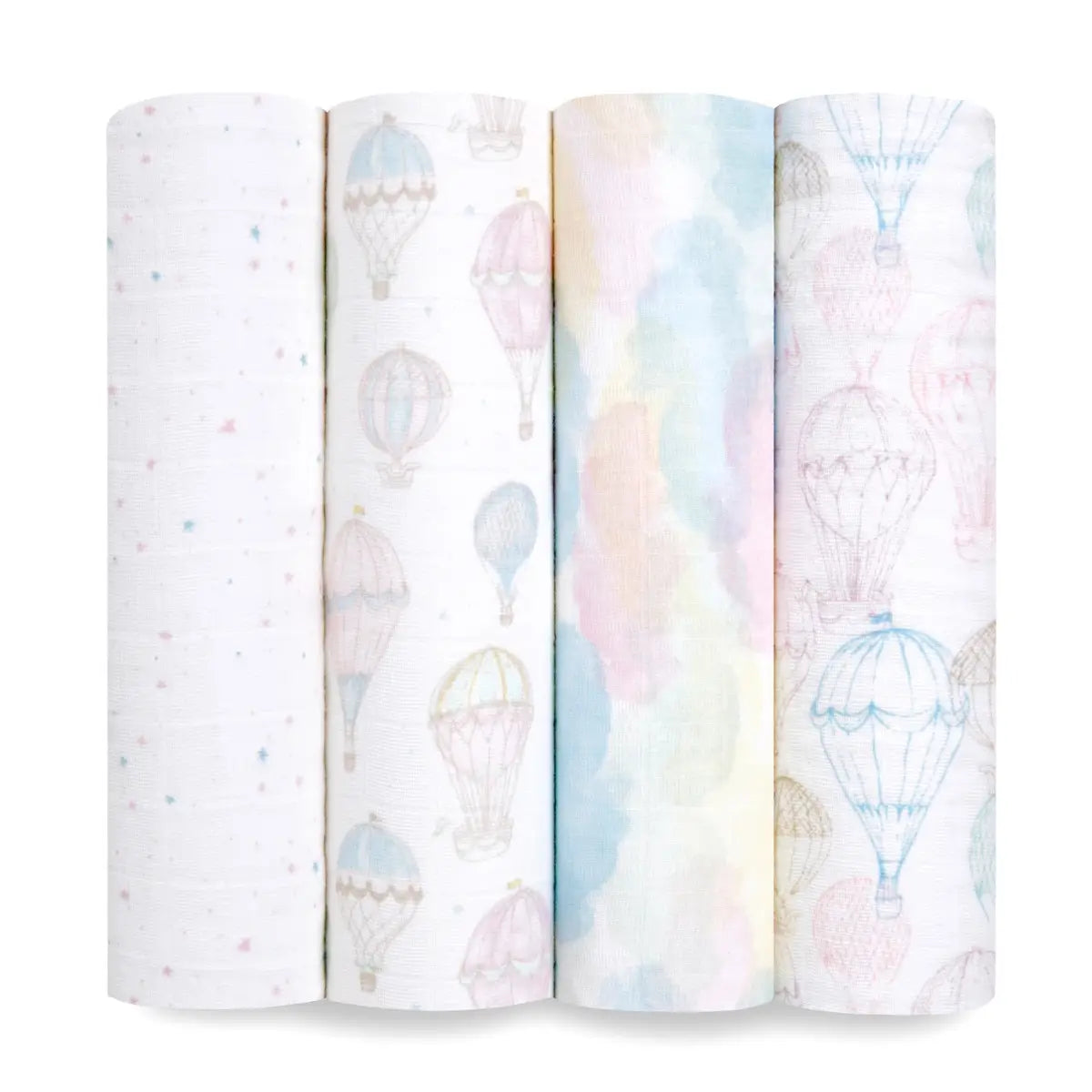 Aden + Anais Cotton Muslin Swaddle -- 4-pack