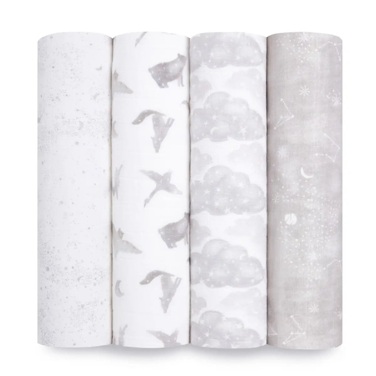 Aden + Anais Cotton Muslin Swaddle -- 4-pack