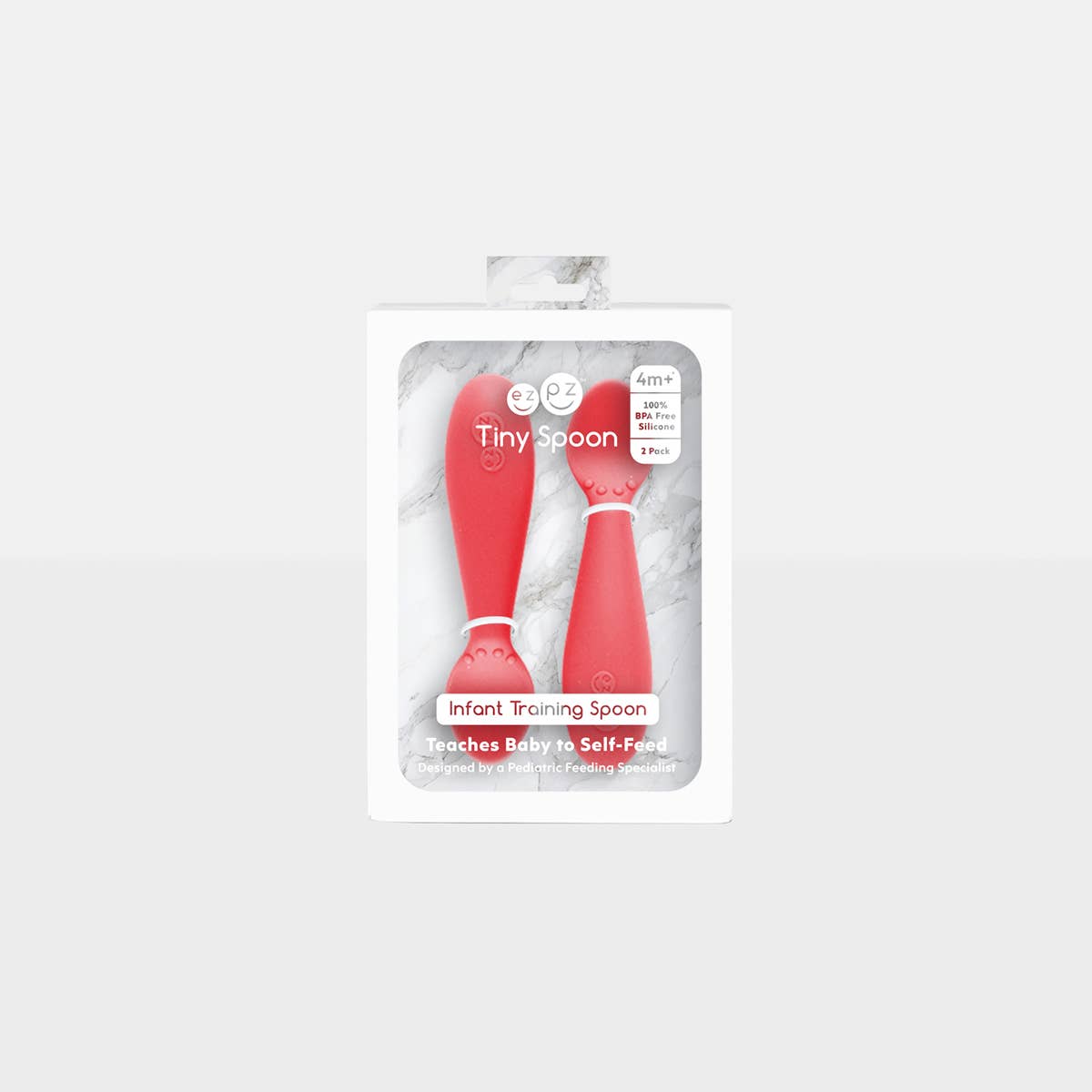 Tiny Spoon 2-pack (Baby 6+ months): Coral