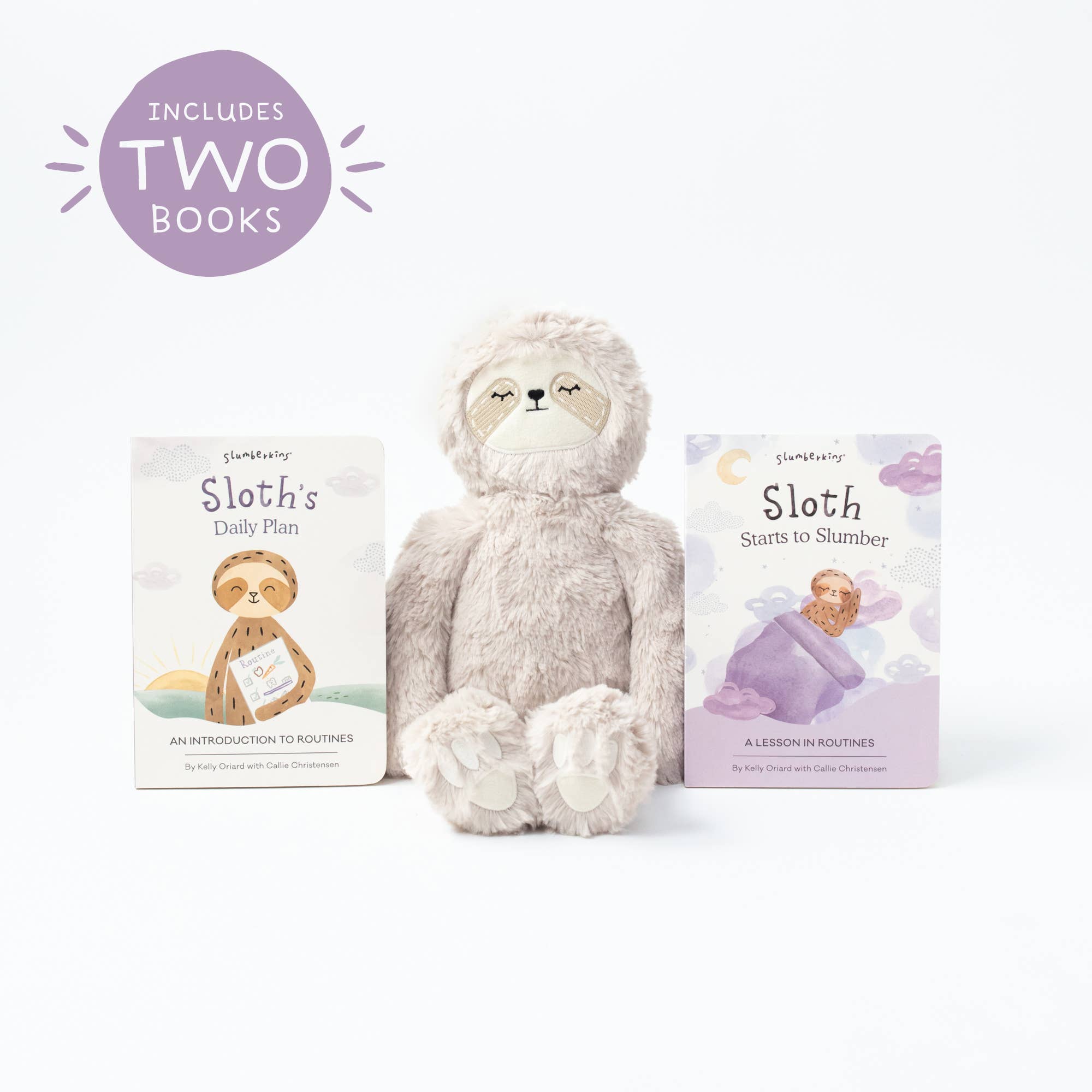 Sloth's Routines Plush Set - with 2 books!