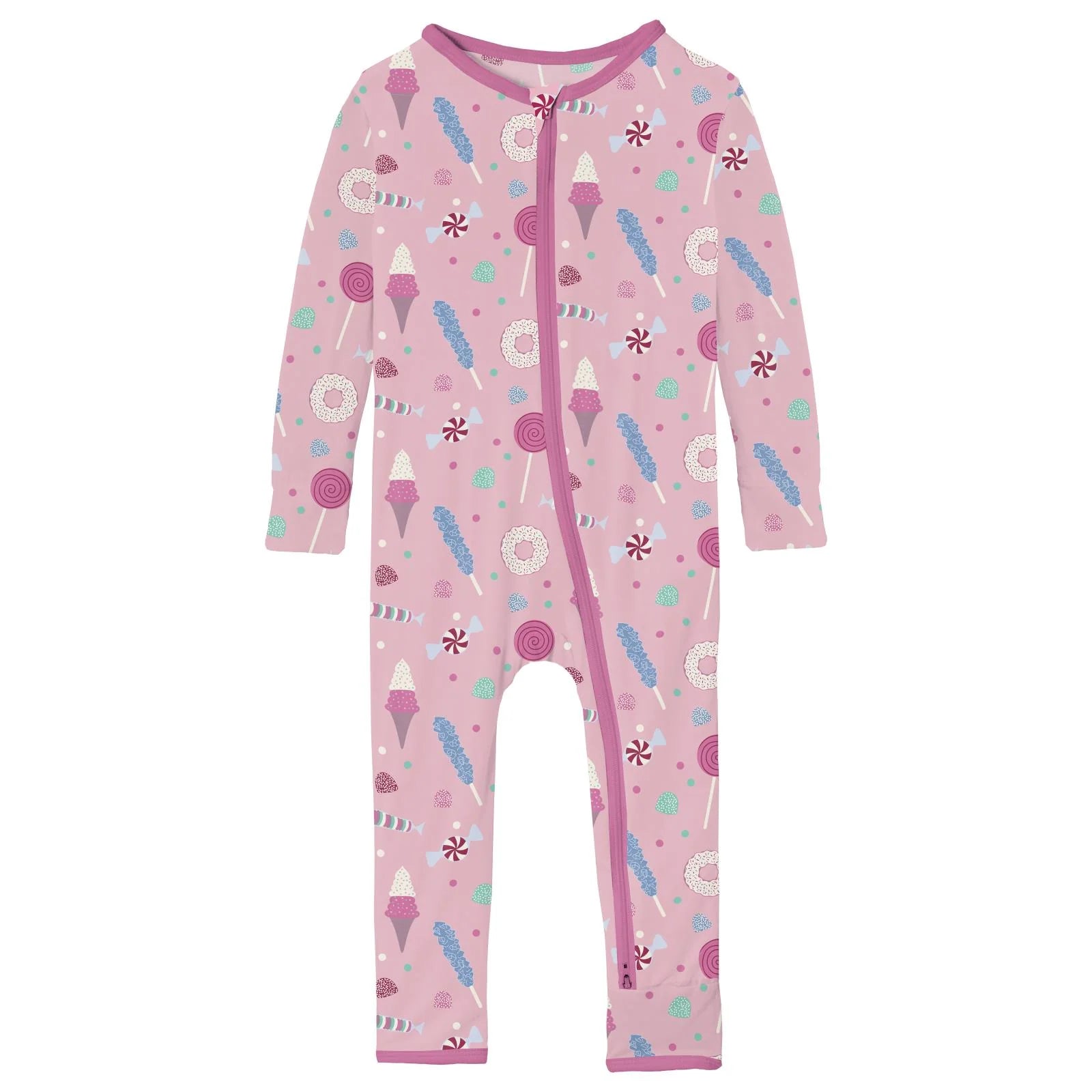 Kickee Pants Coverall with 2 Way Zipper