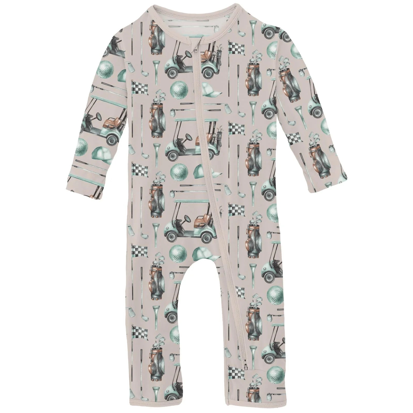 Kickee Pants Coverall with Zipper