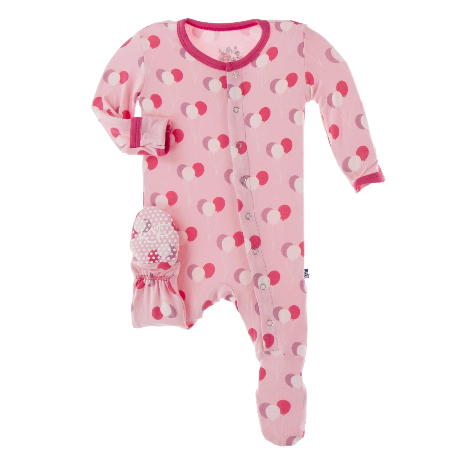 Kickee Pants Footie with Snaps