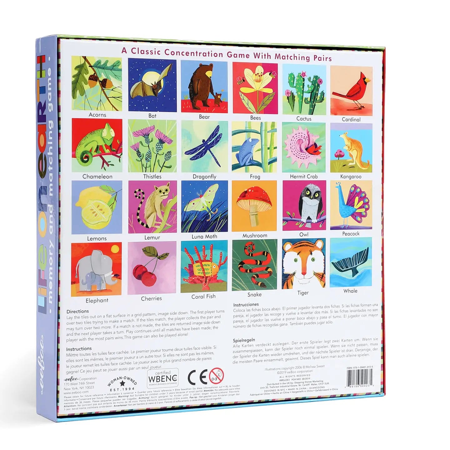 eeBoo Life on Earth Memory And Matching Game