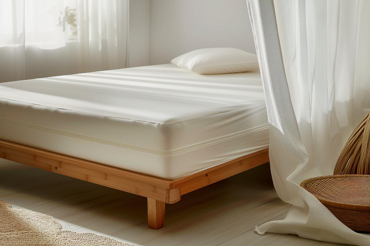 Sleep & Beyond Organic Cotton Zippered Waterproof Mattress Encasement