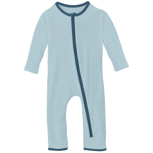 Kickee Pants Coverall with 2 Way Zipper