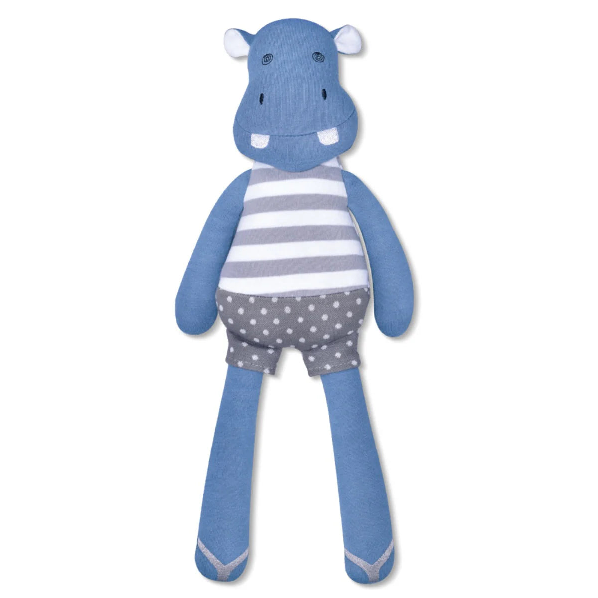 Apple Park Organic Farm Buddies - Jojo Hippo Plush Toy