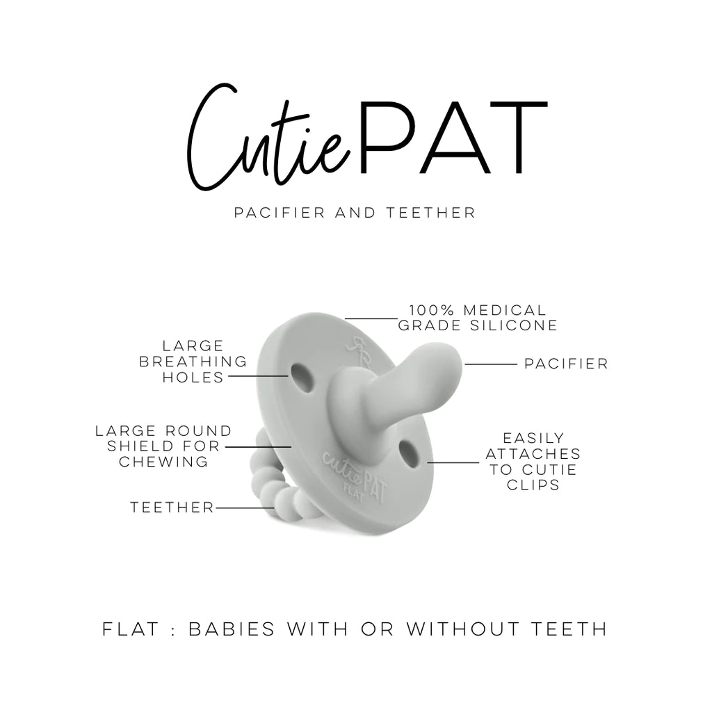 Ryan and Rose - Cutie PAT Flat Pacifier Teether