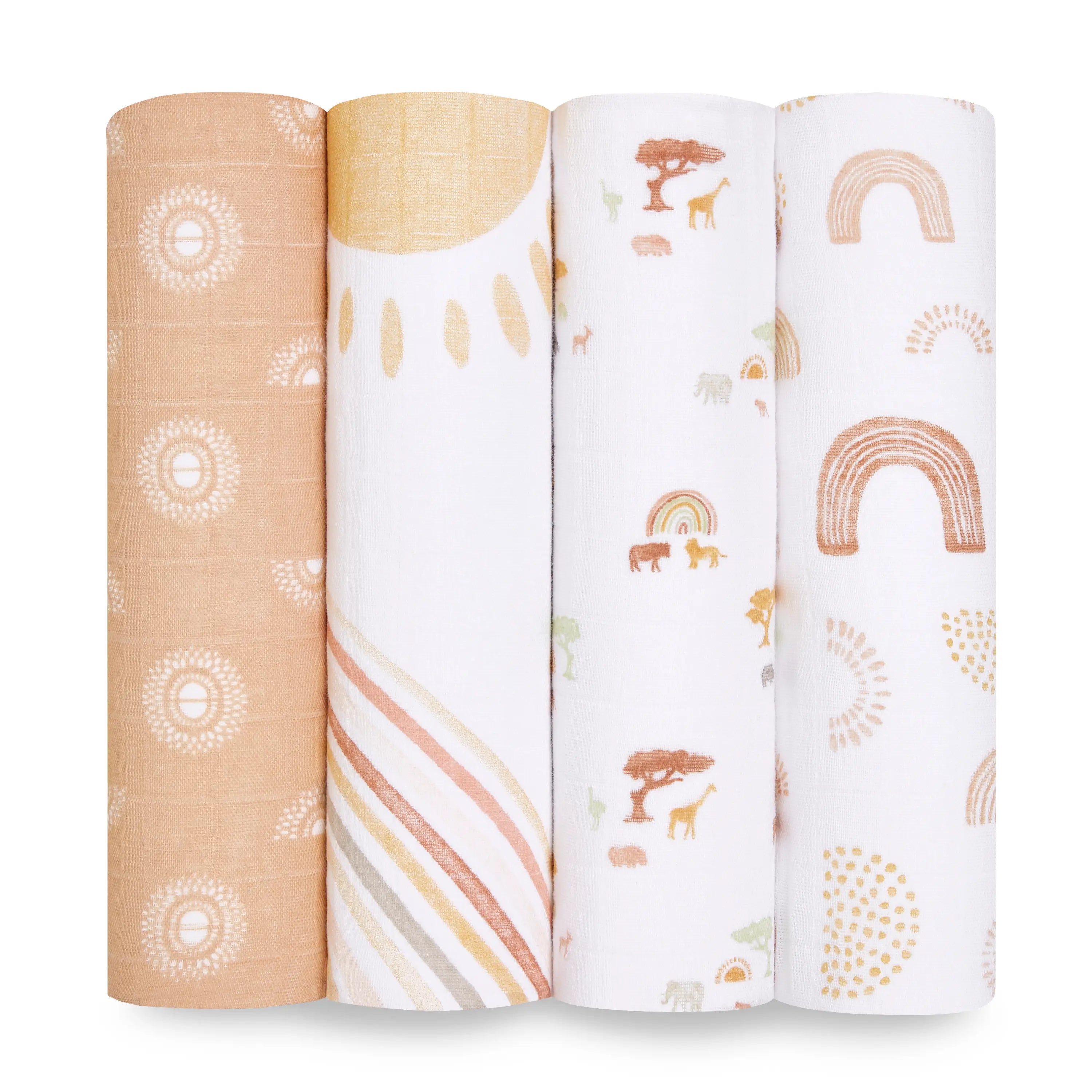 Aden + Anais Cotton Muslin Swaddle -- 4-pack