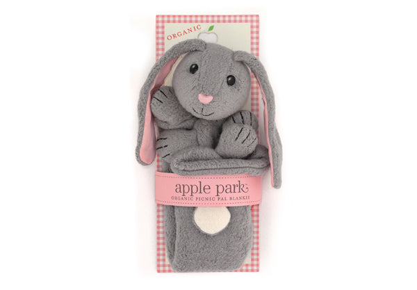 Apple Park Picnic Pal Blankie - Bunny in Package