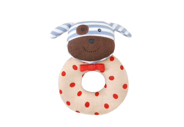 Apple Park Organic Farm Buddies Boxer the Dog Rattle Satara Home and Baby