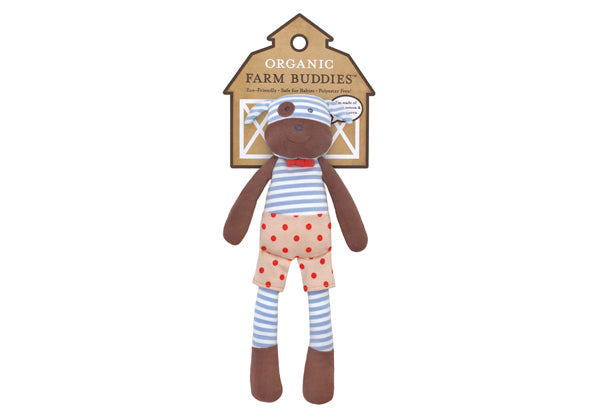 Apple Park Farm Buddies - Boxer the Dog Plush Toy with Package