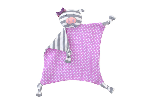 Apple Park Organic Farm Buddies - Penny the Pig Blankie