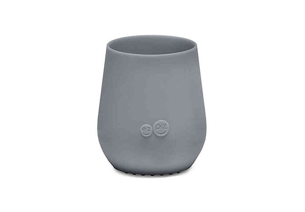 ezpz-tiny-cup-silicone-gray-transition-drinking-cup-image
