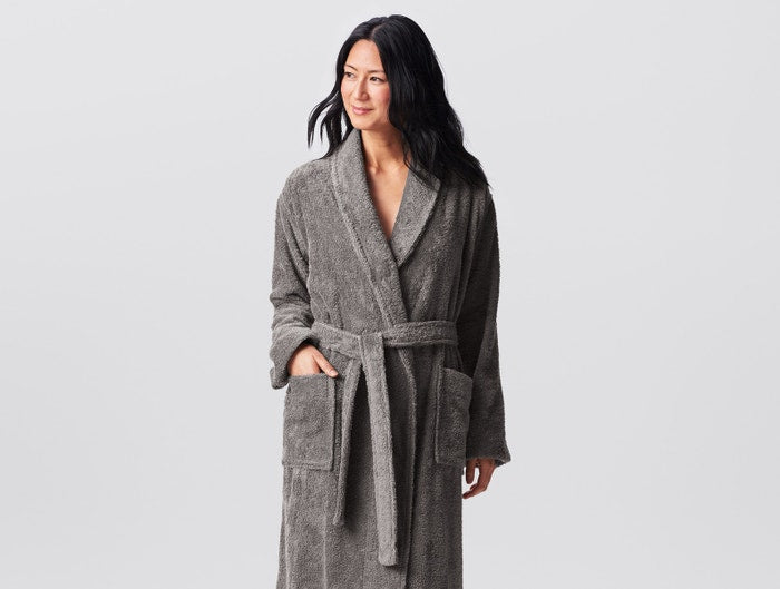 Coyuchi Cloud Loom Organic Cotton Bath Robes