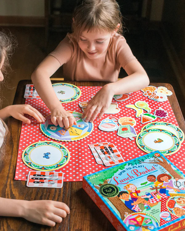 eeBoo Lunch Basket Spinner Game