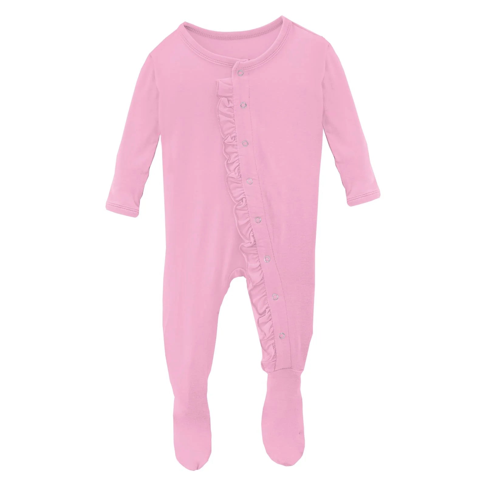 Kickee Pants Ruffle Footie with Snaps