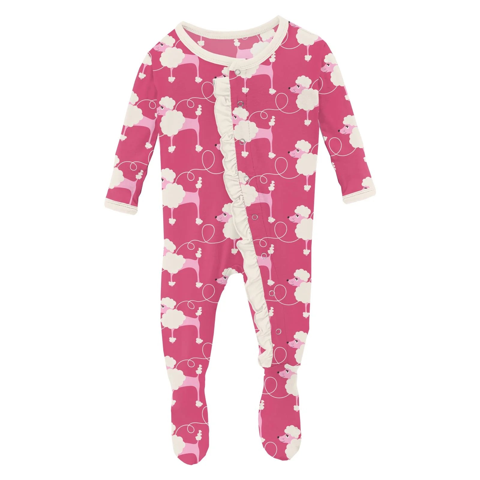 Kickee Pants Ruffle Footie with Snaps
